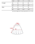 WARDEN EDGE Varsity Patch Pleated Micro Skirt