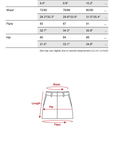 Hydrae Mini-jupe taille basse extensible