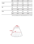 WARDEN EDGE Lace Trim Bubble Mini Skirt With Layered Ruffle Hem