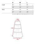 DOINDULGE Layered Asymmetric Skirt with Braided Rope Detail