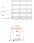 0122stepll Braided Loop Graphic Cropped Zip-Up Hoodie