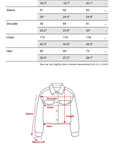 Rase le sol Sculpted High-Neck Corset Denim Jacket