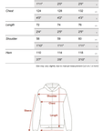 Rase le sol Oversized Cable Knit Hoodie Cardigan