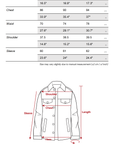 Hydrae Pinstripe Double-Breasted Military Cropped Tailored Jacket