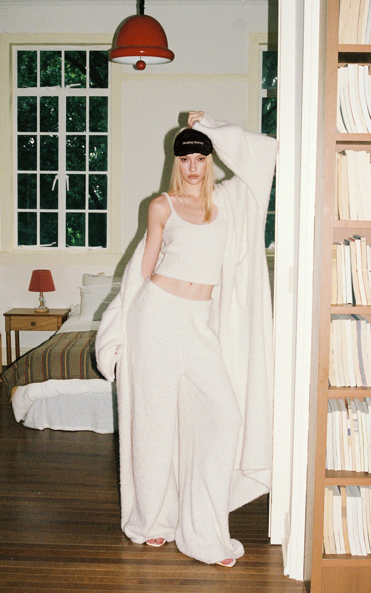 0122stepll Cloud Knit Cardigan, Cami &amp; Wide-Leg Pants Set