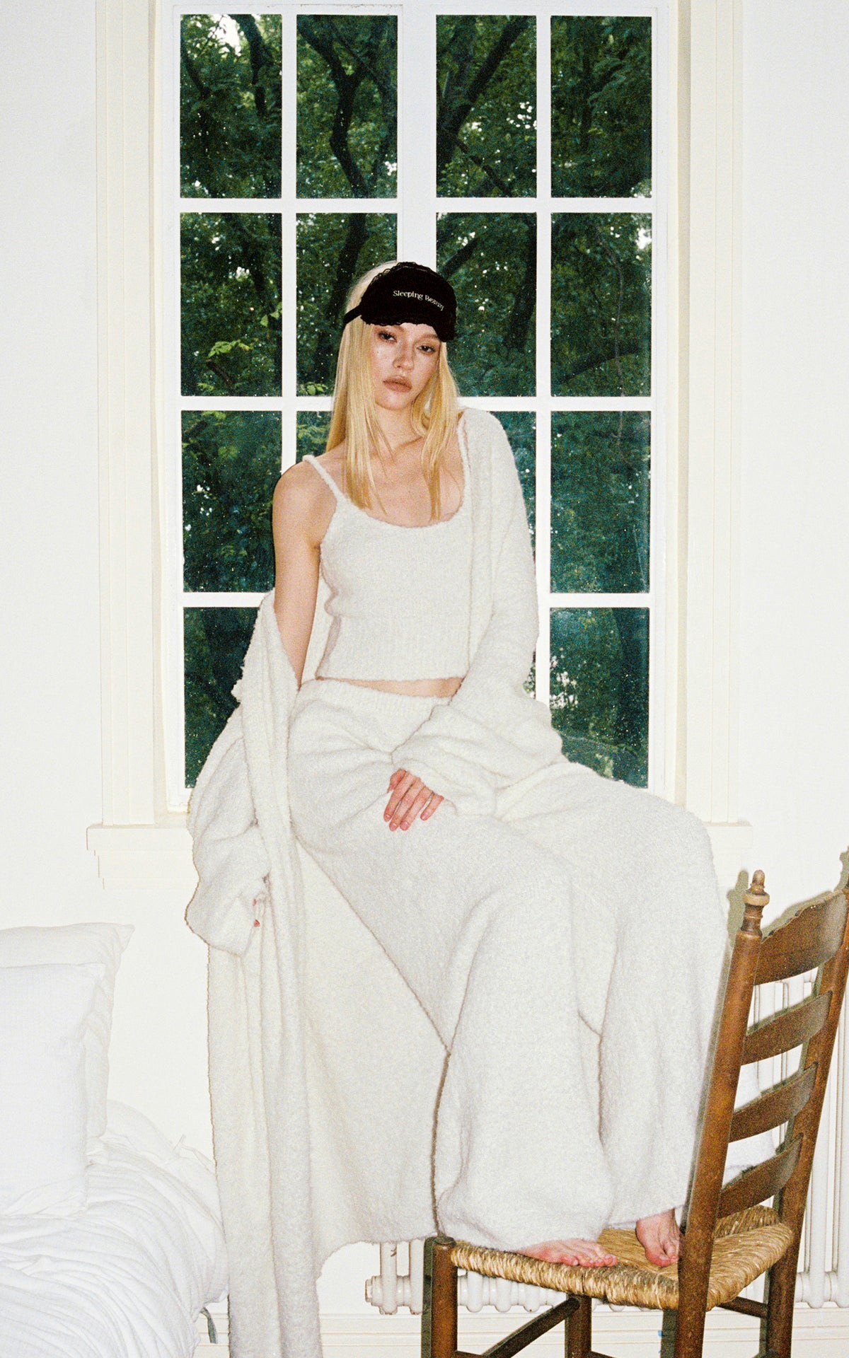 0122stepll Cloud Knit Cardigan, Cami &amp; Wide-Leg Pants Set