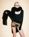 0122stepll Scoop Neck Thumbhole Long Sleeve Top