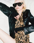 0122stepll Utility Pocket Leather Jacket