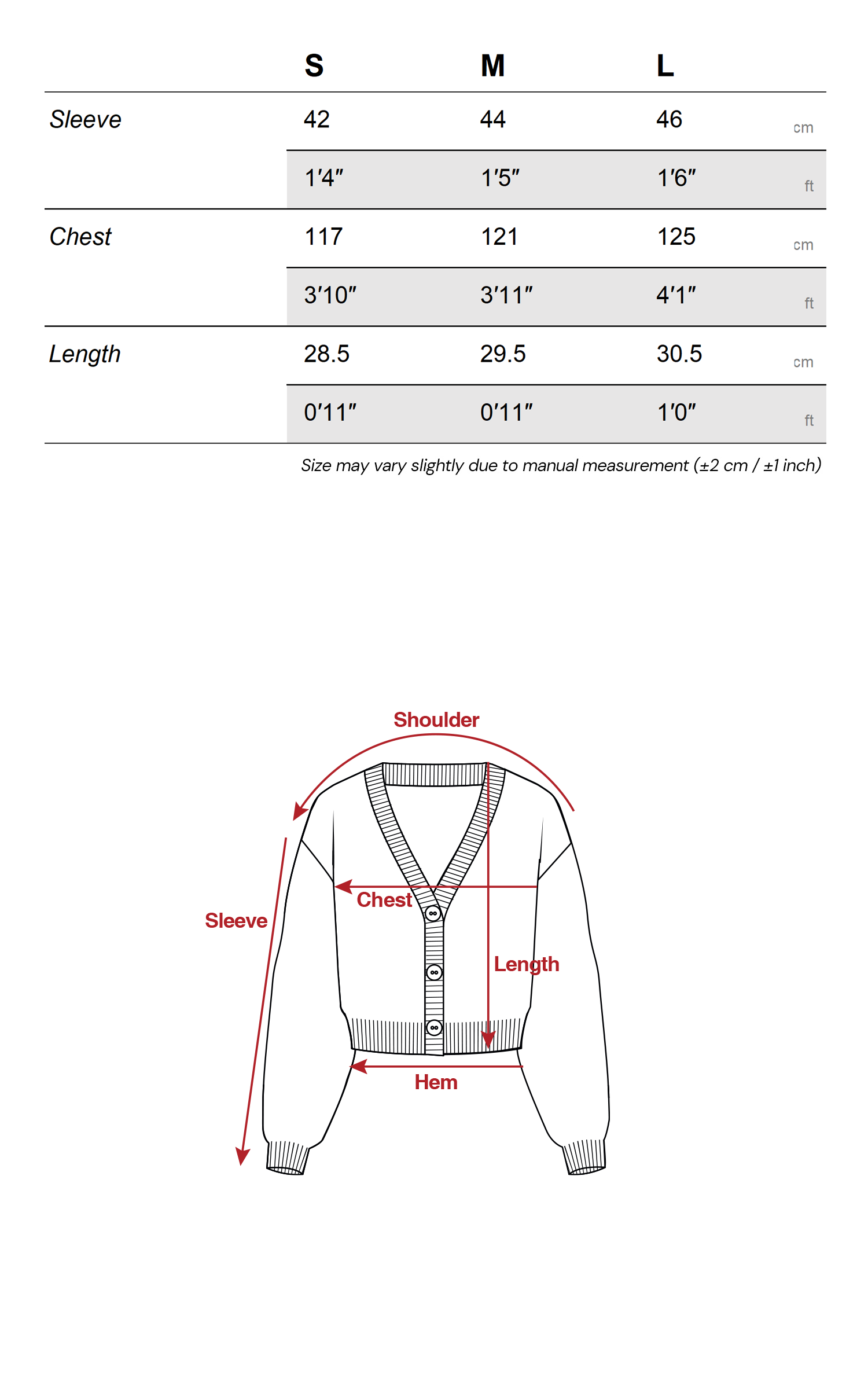 ROVENTE 케이블 니트 가디건, 베스트, 쇼츠 3피스 세트