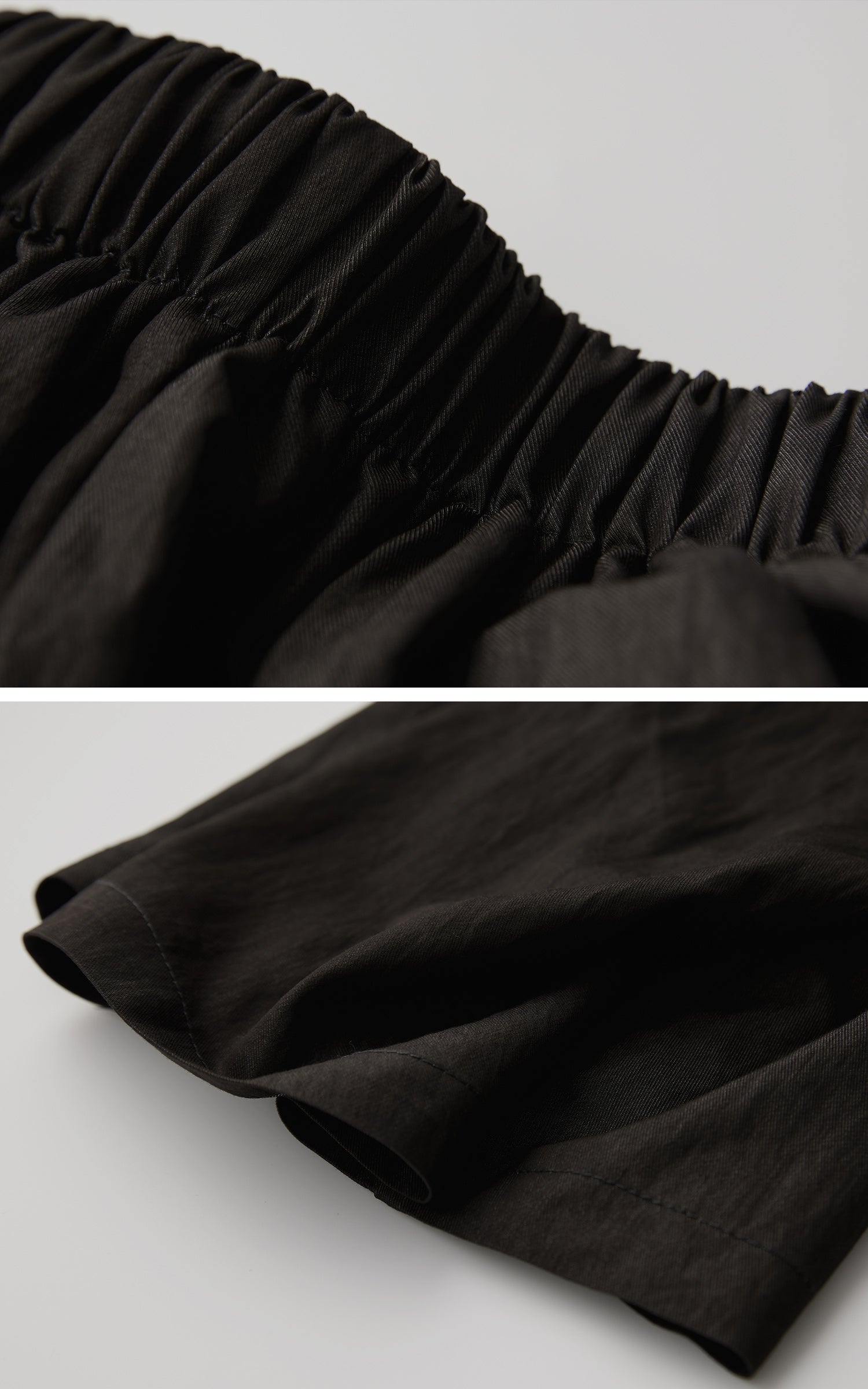 DOINDULGE DrapedWrap Wide-Leg Pants