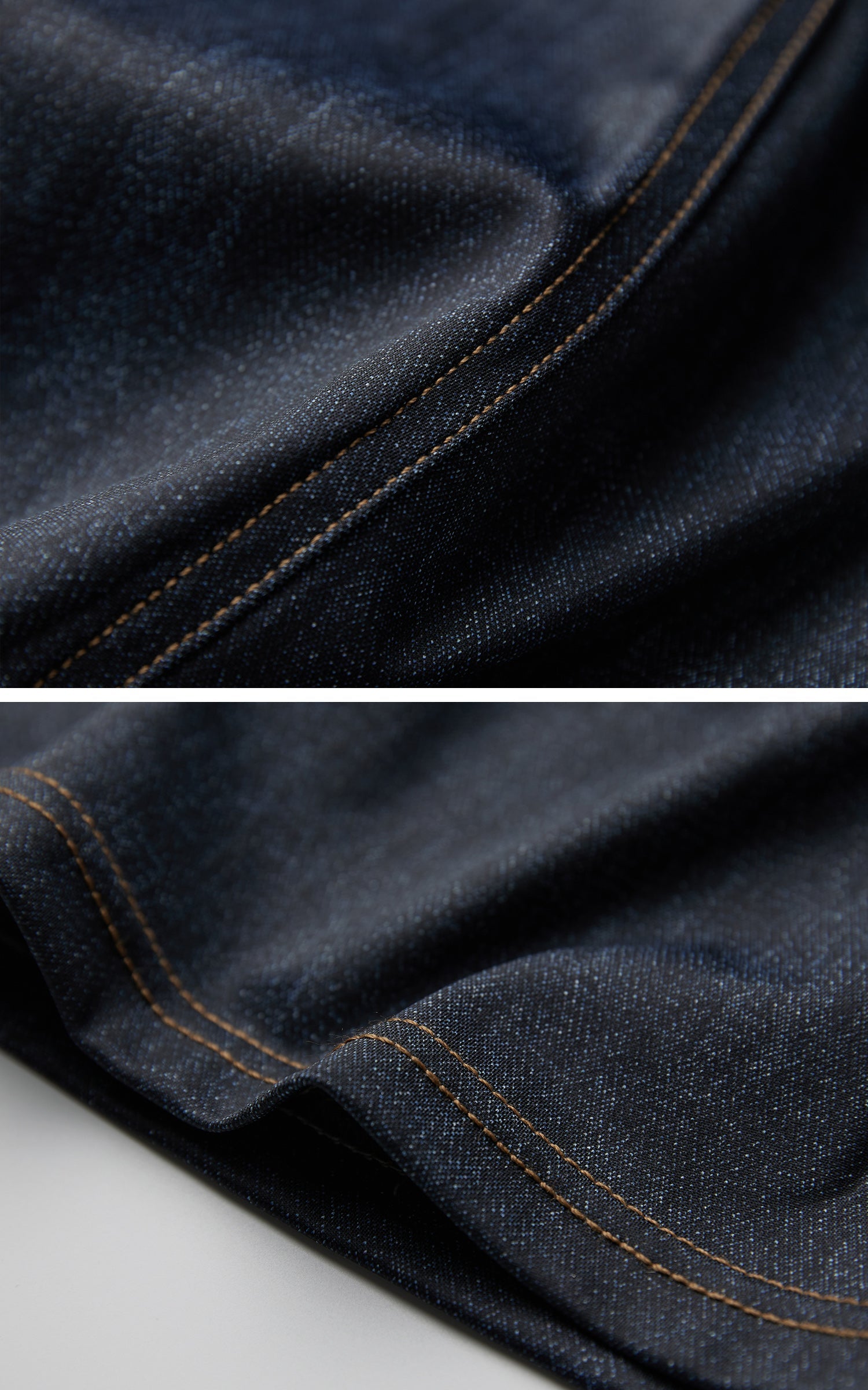 DOINDULGE Lace Overlay Denim Pants