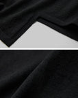 DOINDULGE Drape Shoulder Vest with Asymmetric Hemline and Textured Knit