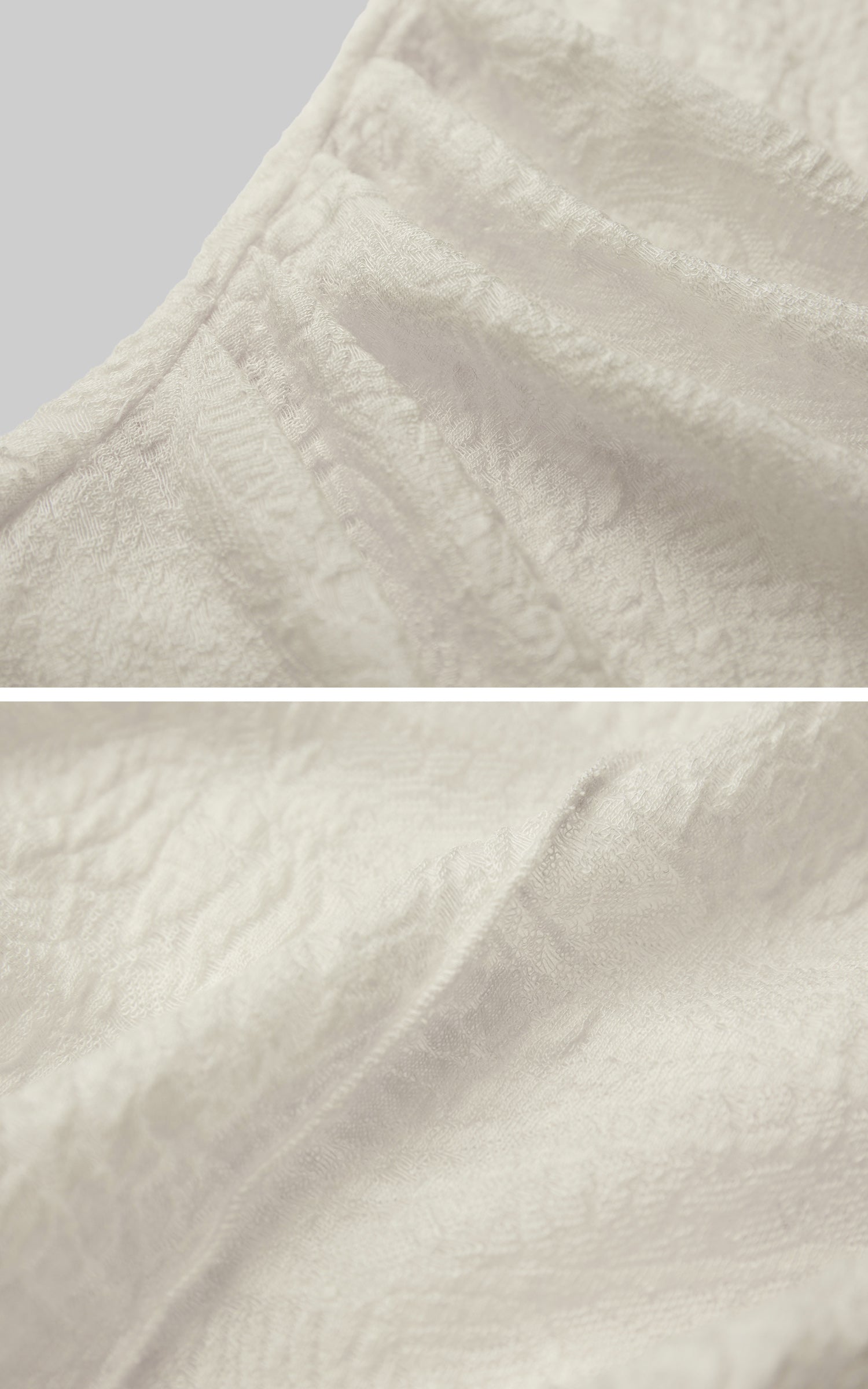 DOINDULGE Textured Knit Asymmetric Buttoned Long Sleeve Top