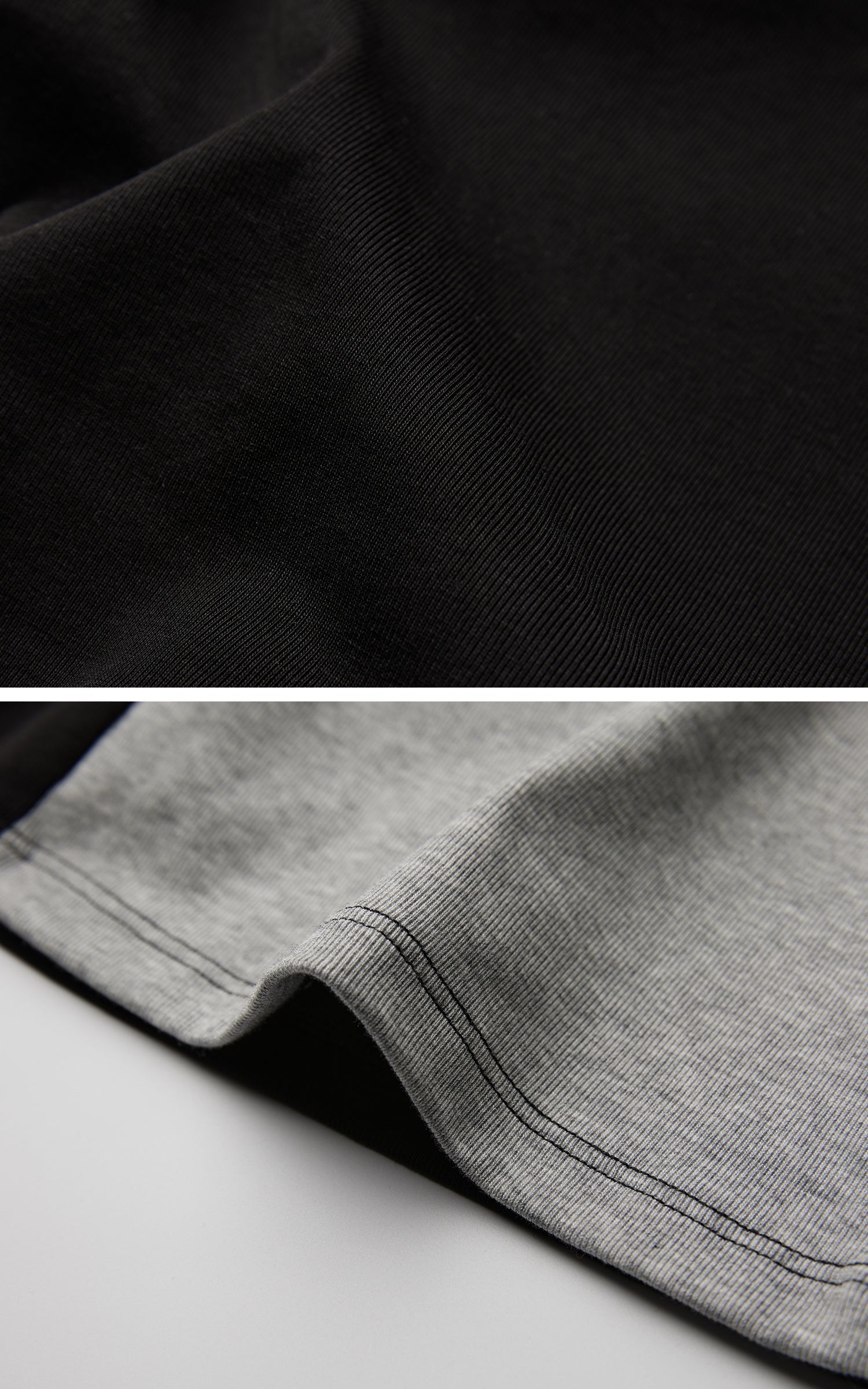 DOINDULGE Paneled Cutout T-Shirt with Layered Collar
