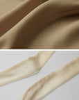 DOINDULGE Ethereal Draped Halter Dress with Voluminous Silk Layers