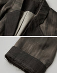 DOINDULGE Asymmetric Dyed Tailored Jacket