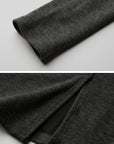 DOINDULGE Draped Knit Top with Rose Detail