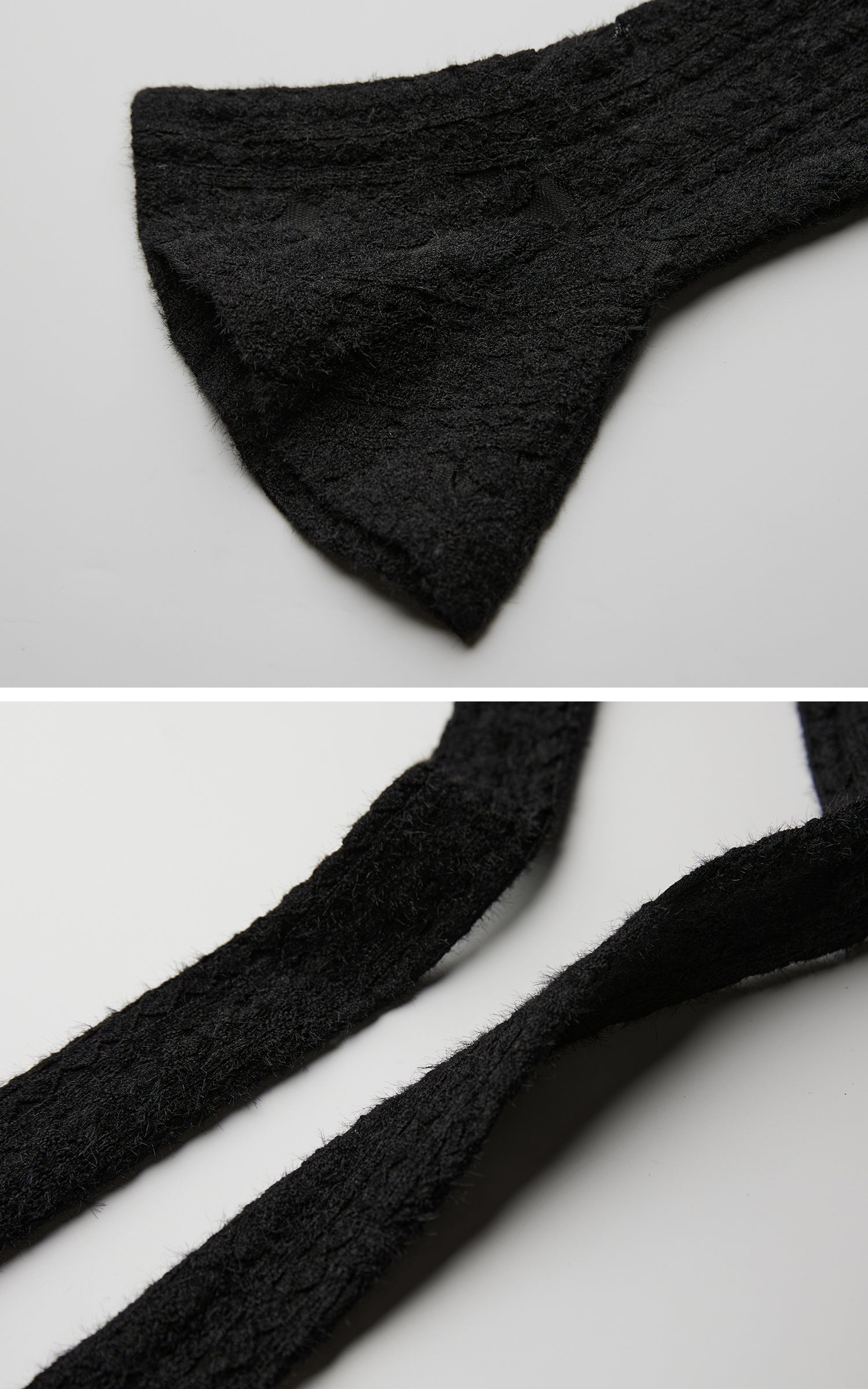 DOINDULGE Textured Knit Sculpted Top with Rosette Buttons