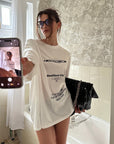 0122stepll T-shirt à manches longues oversize Resilient Club avec motif graphique