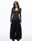 IAMXIAA High-Waist Pleated Balloon Pants