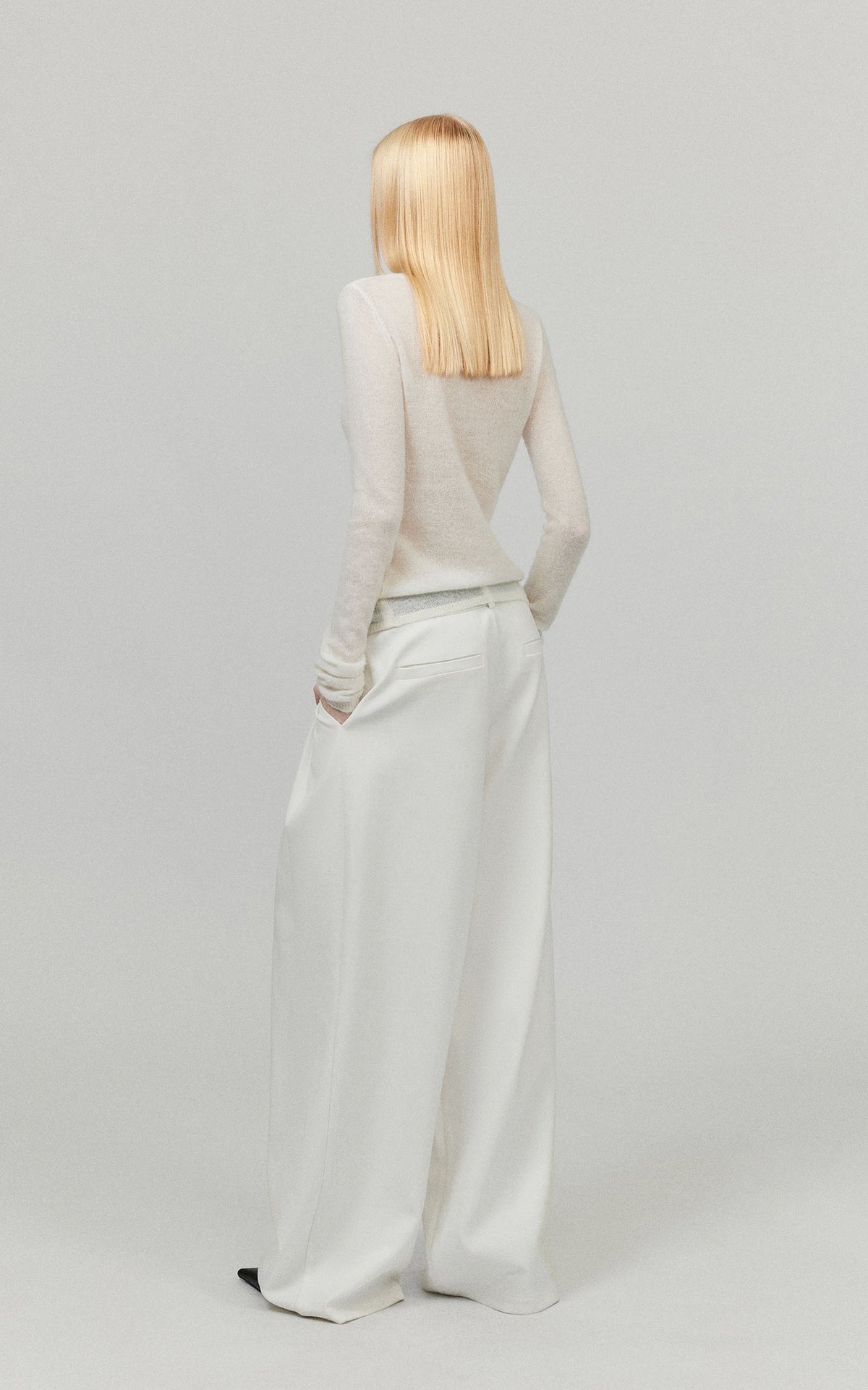 0122stepll Low Rise Pleated Oversized Wide Leg Tailored Pants