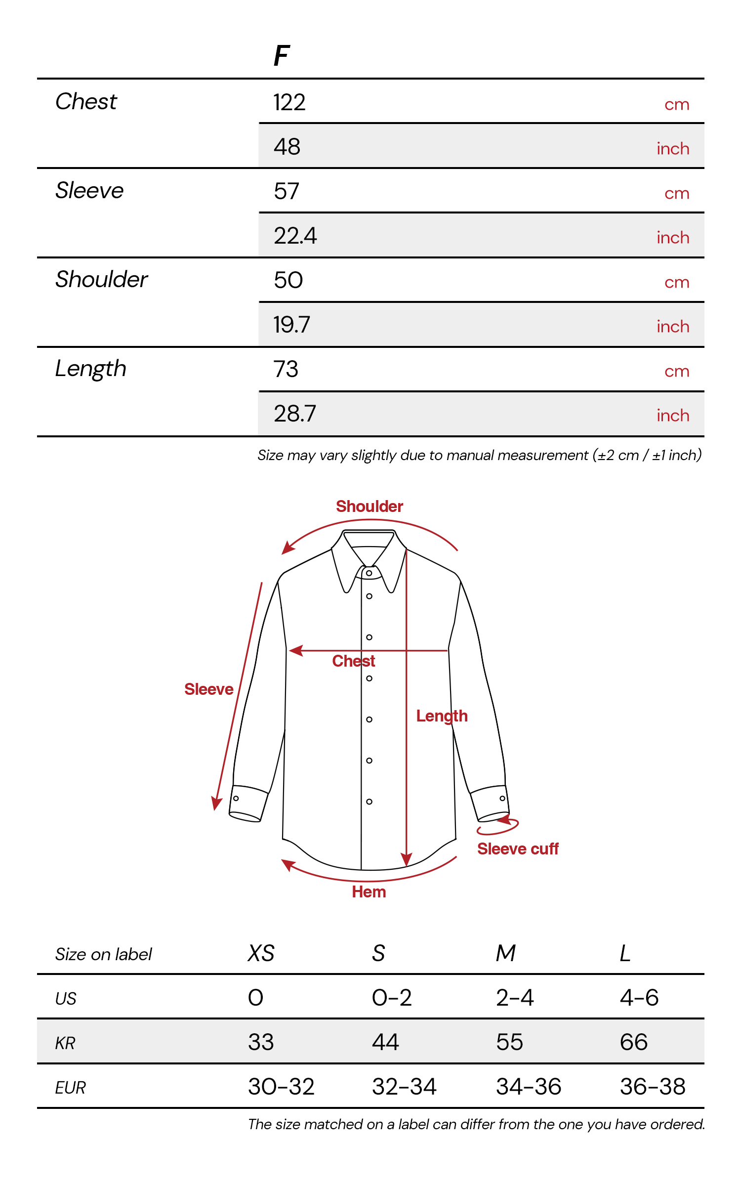 DOINDULGE Deformed Button Structured Shirt