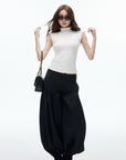 IAMXIAA High-Waist Pleated Balloon Pants