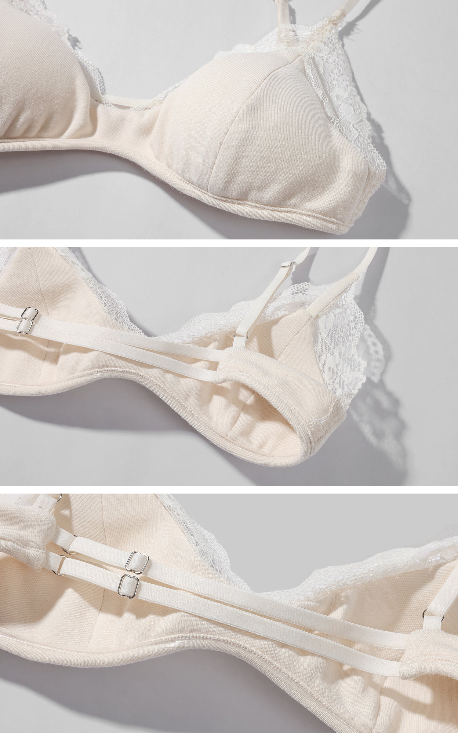 Rase Le Sol 니트 가디건 &amp; 캐미 탑 투피스 세트와 비대칭 레이스 미디 스커트