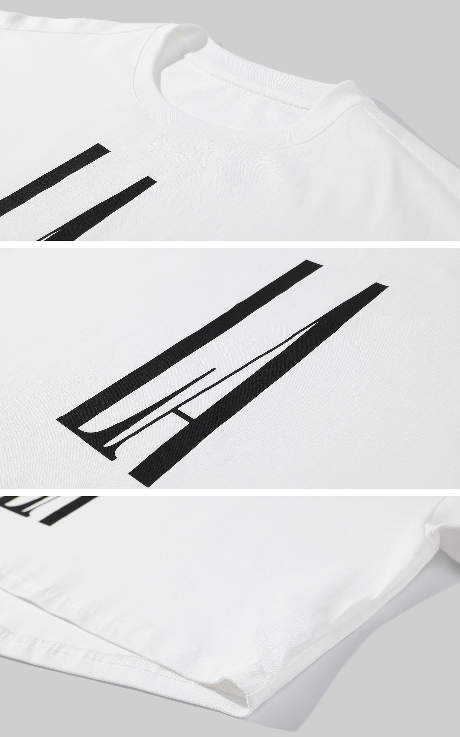 WARDEN EDGE Oversized Cropped Graphic T-Shirt