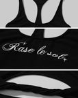 Rase le sol Deconstructed Long-Sleeve Shrug and Racerback Tank Set