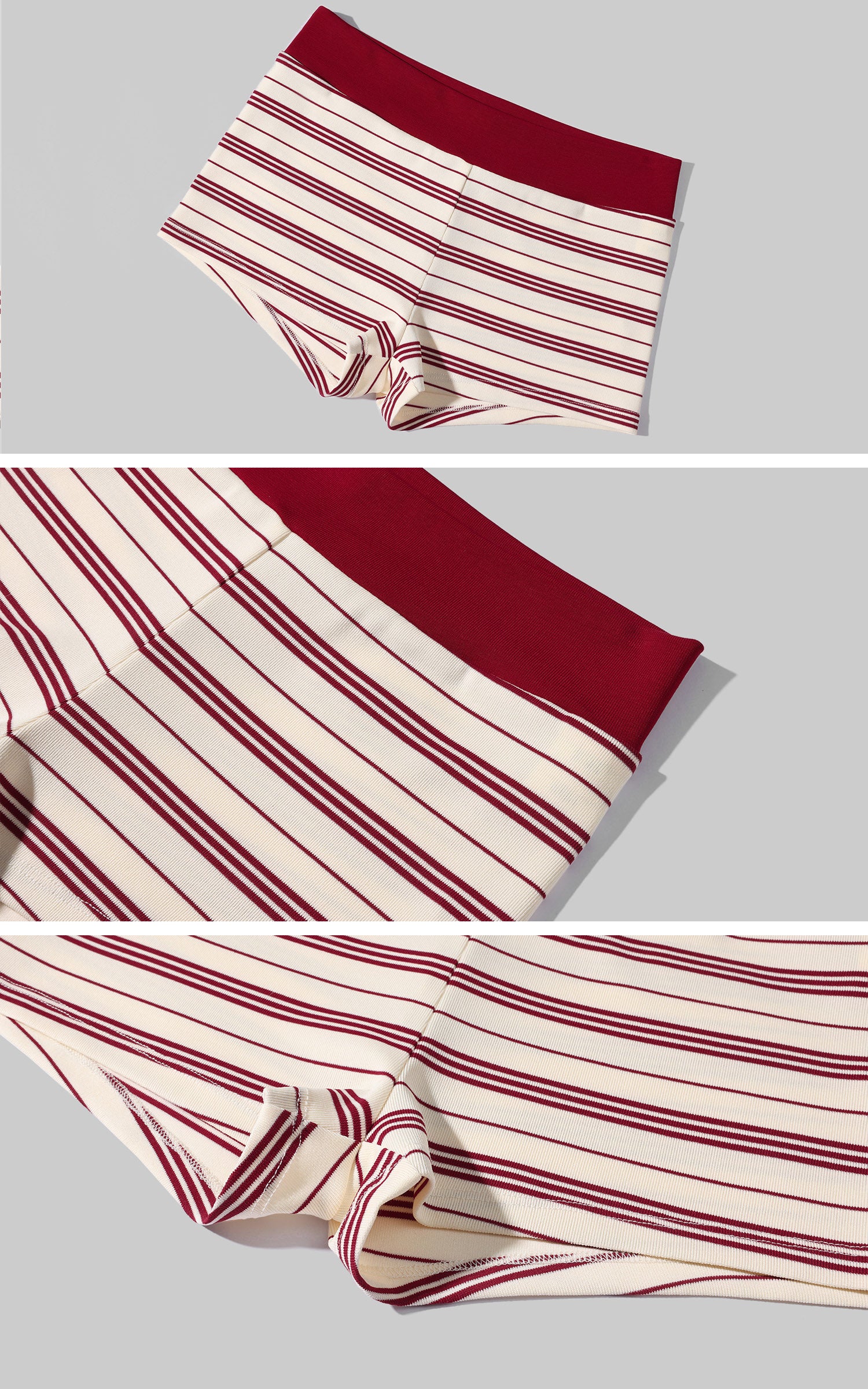 Rase le sol Striped Button-Up Top &amp; Shorts Set