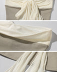 Rase le sol Asymmetric Bow Tube Top
