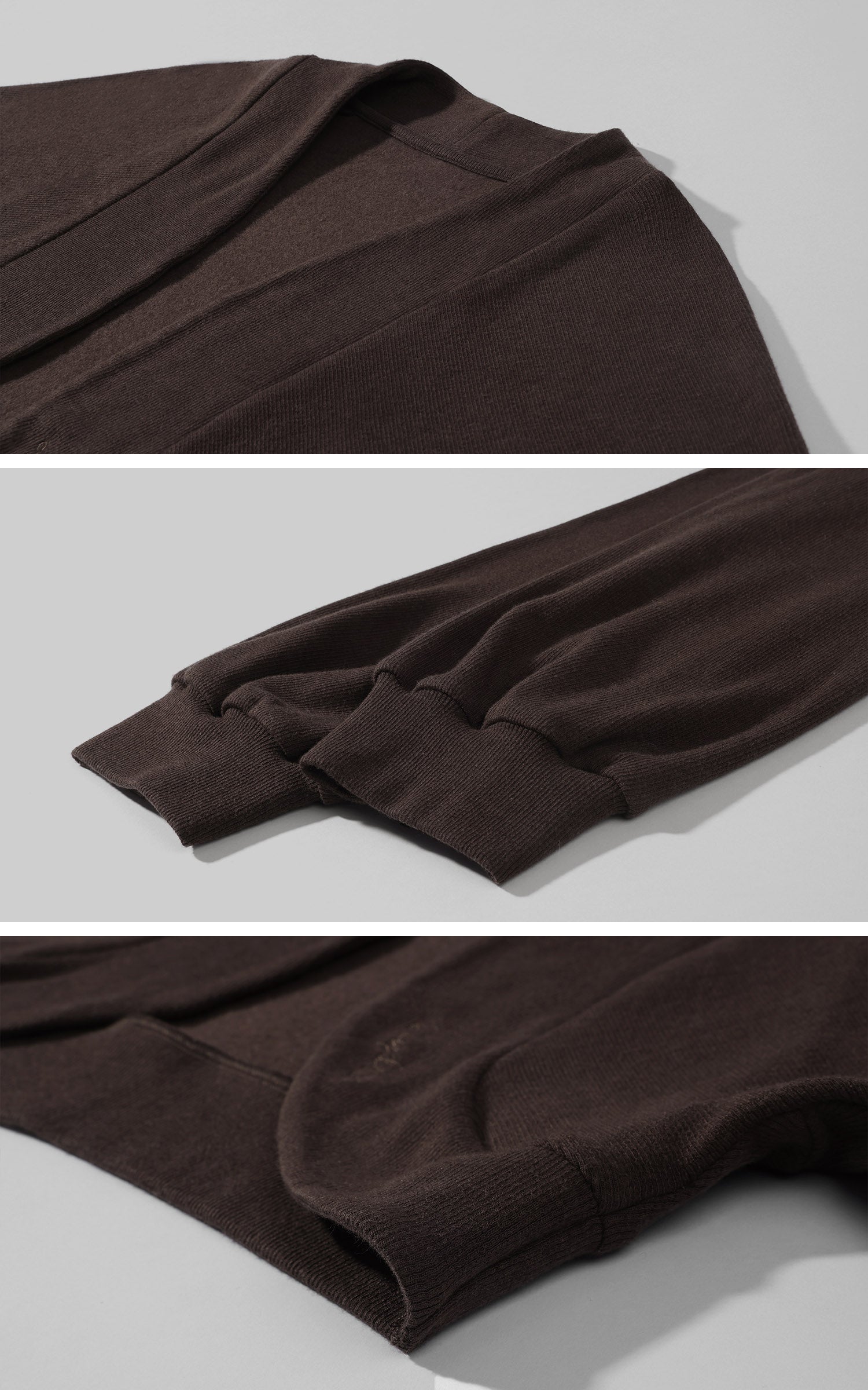 Hydrae Contrast Waist Low-Rise Flared Pants &amp; Cropped Bolero Cardigan Set