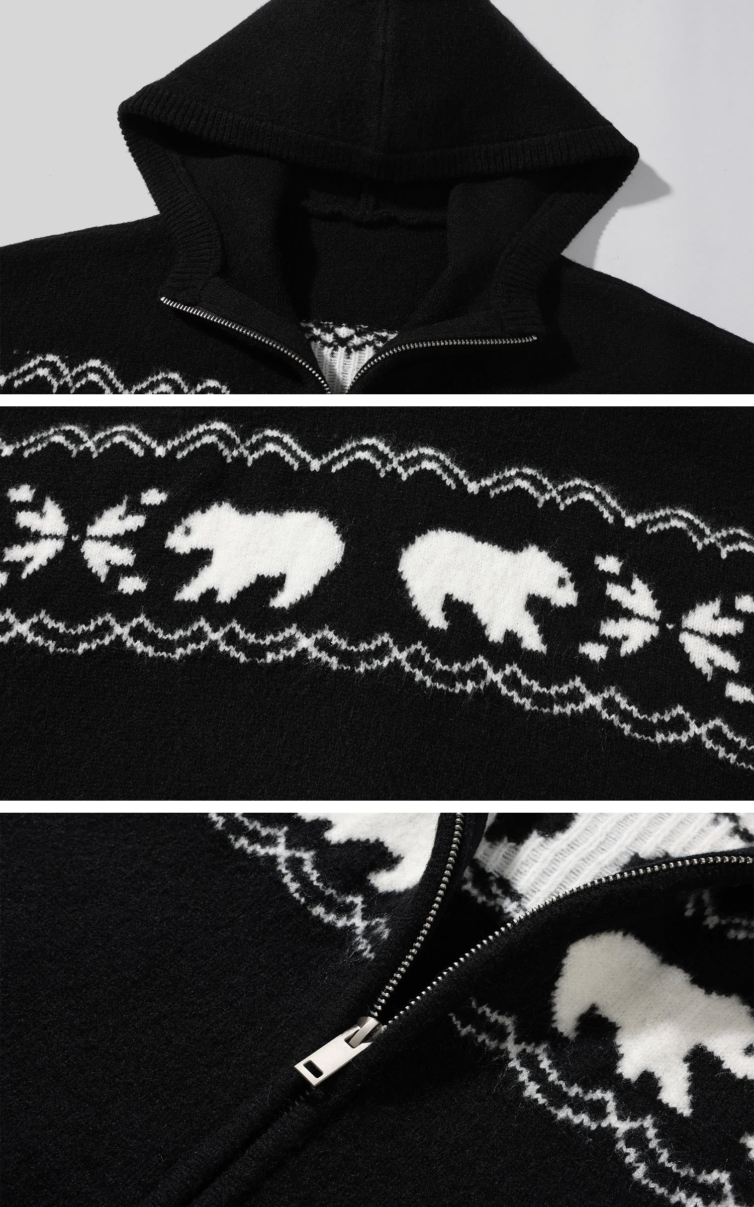 WARDEN EDGE Polar Knit Hoodie &amp; Shorts Set