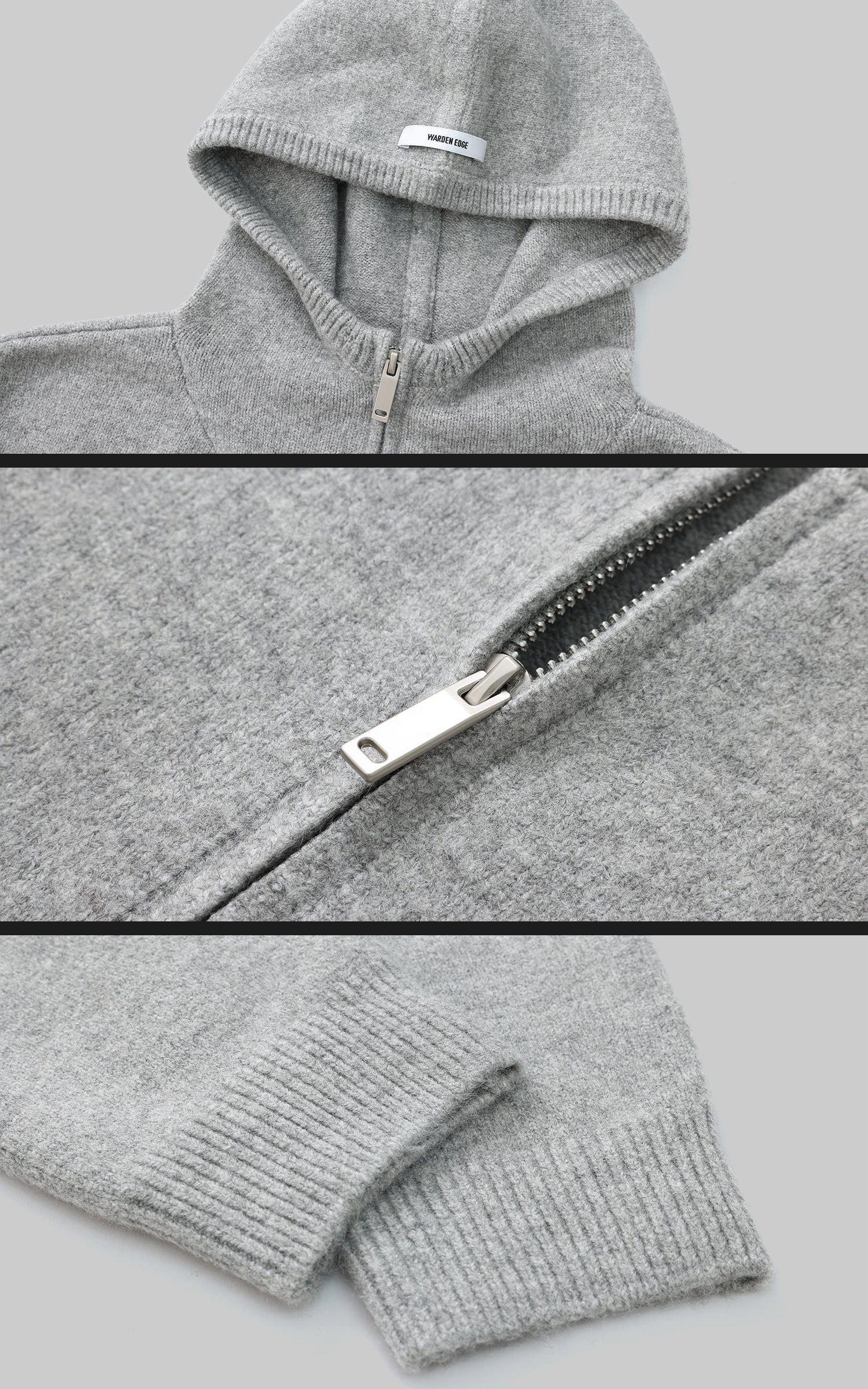 WARDEN EDGE オーバーサイズニットフーディー＆ショーツセット