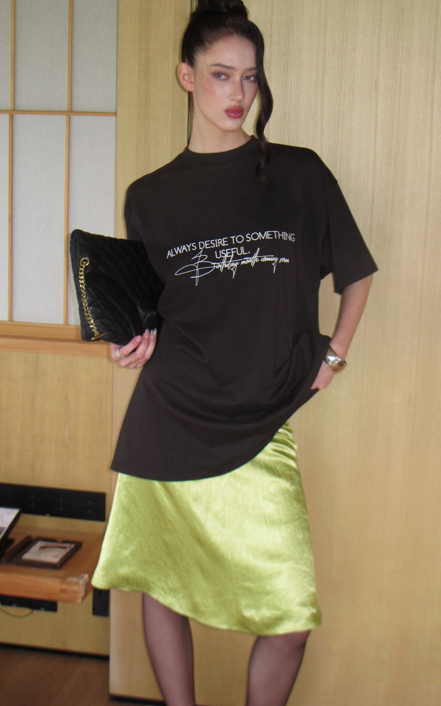 0122stepll デザイアグラフィックオーバーサイズTシャツ