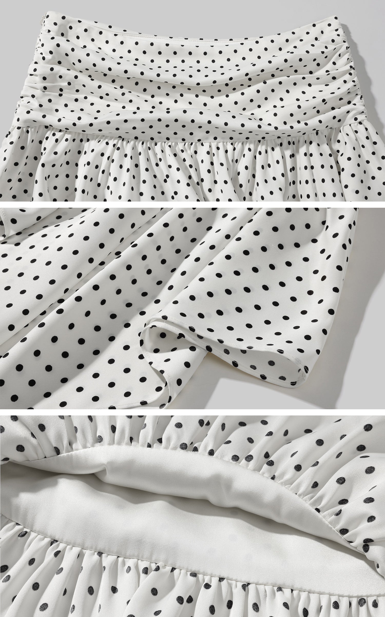 ROVENTE Polka Dot Halter Top &amp; Skirt Set - PINKPARKS