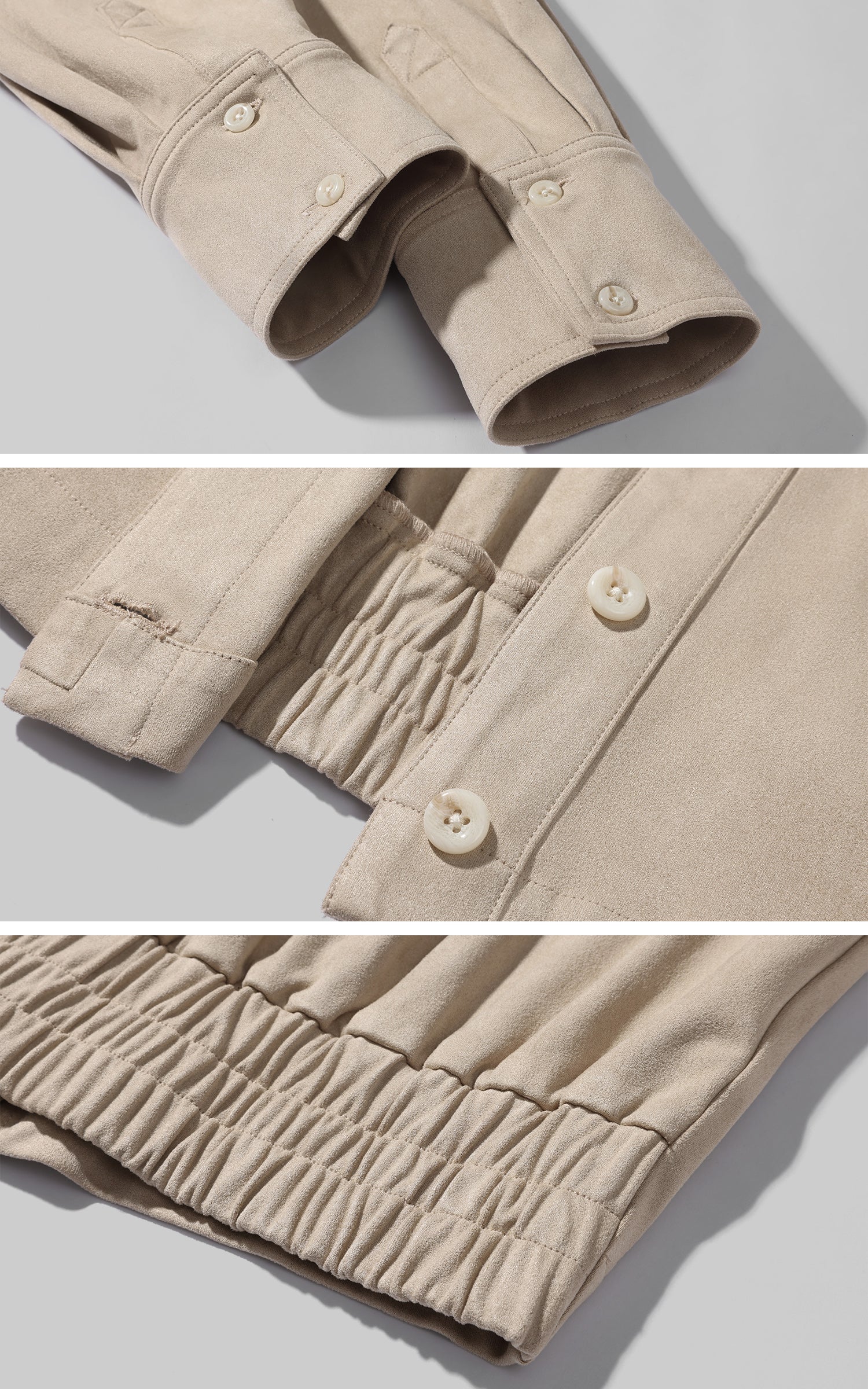 ROVENTE Cropped Utility Shirt