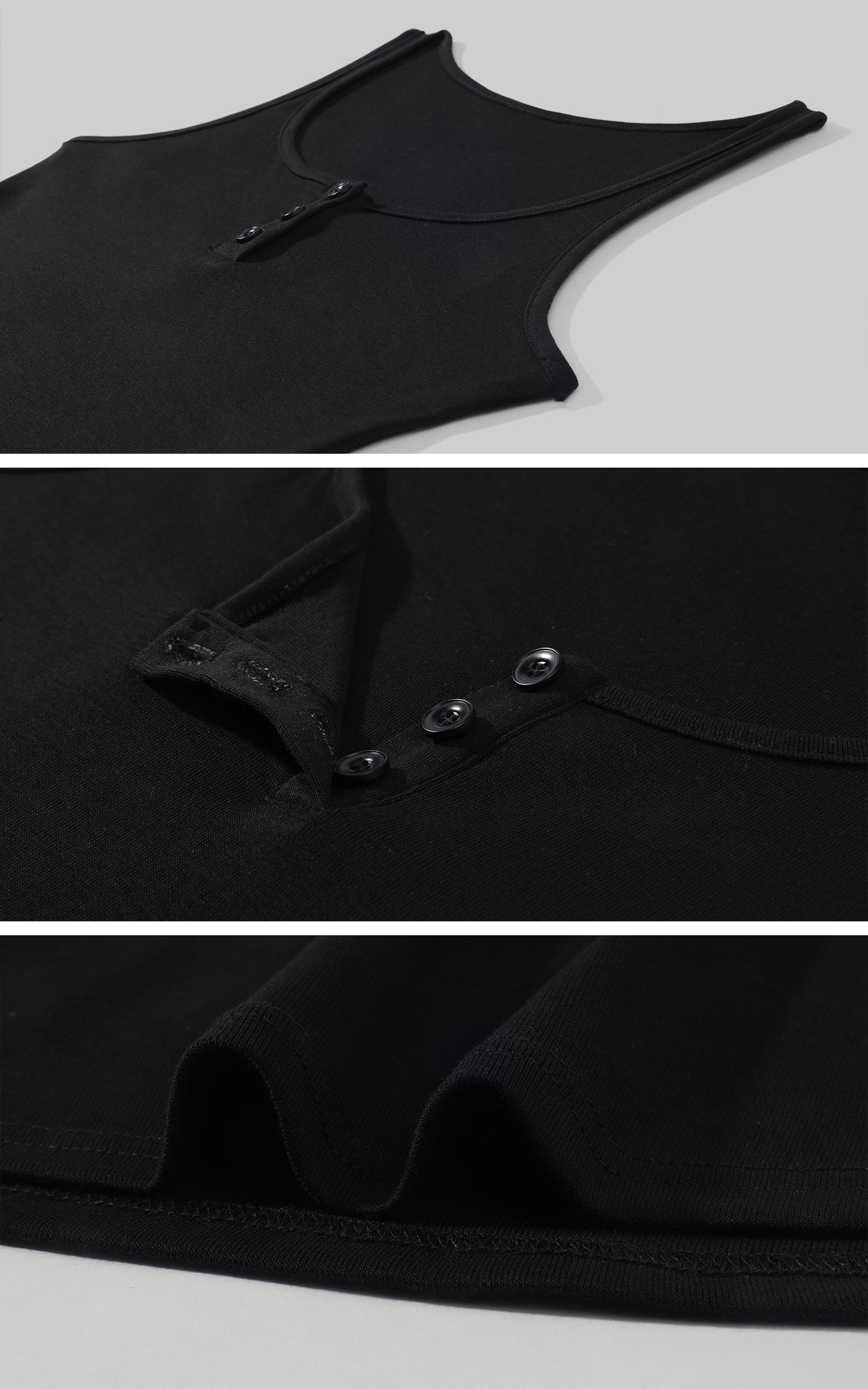 WARDEN EDGE Asymmetric Layered Tank Top With Sculptural Hemline