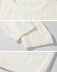 Rase le sol Distressed Stripe Knit Sweater