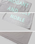 IAMXIAA Slogan Print Strapless Tube Top