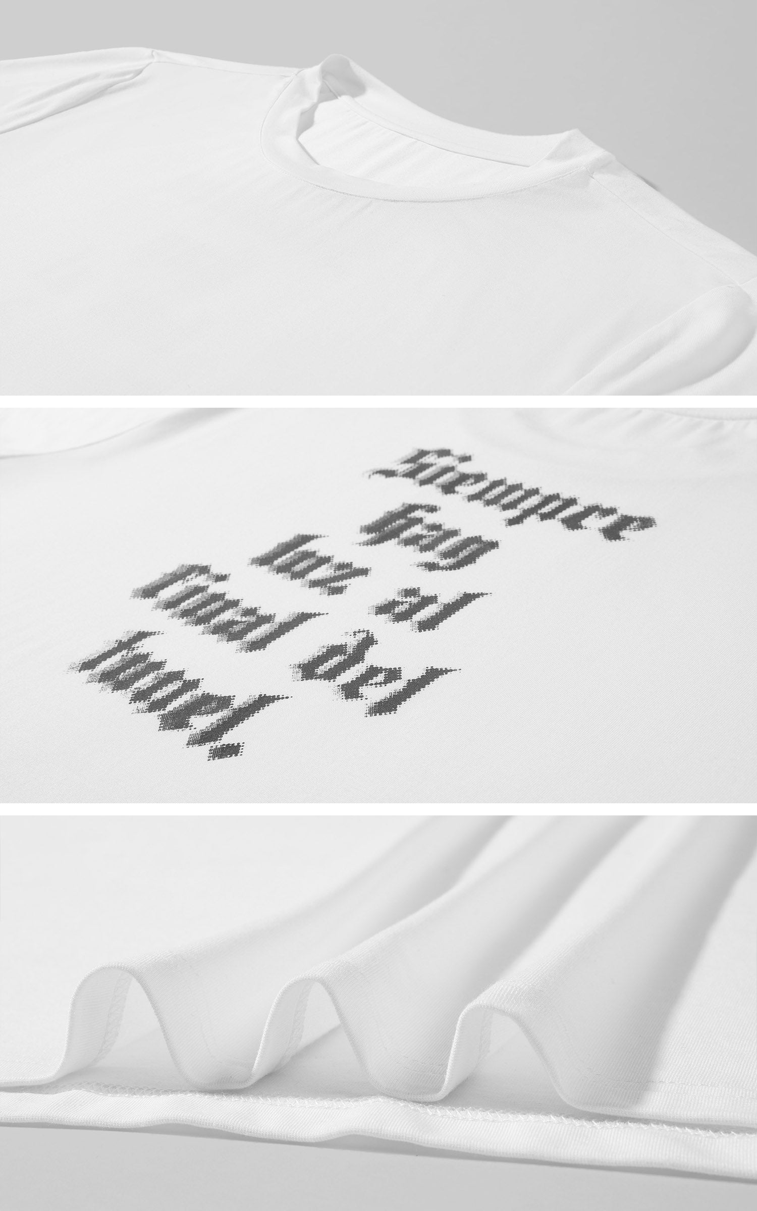 Rase le sol Gothic Back Statement T-Shirt