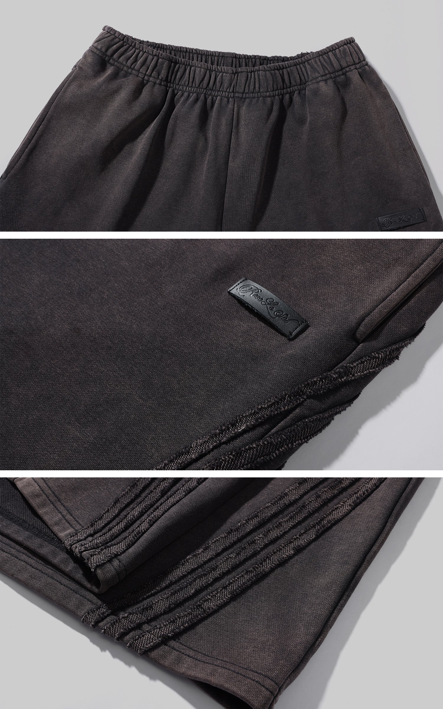 Rase le sol 워시드 루즈핏 스트레이트 반바지