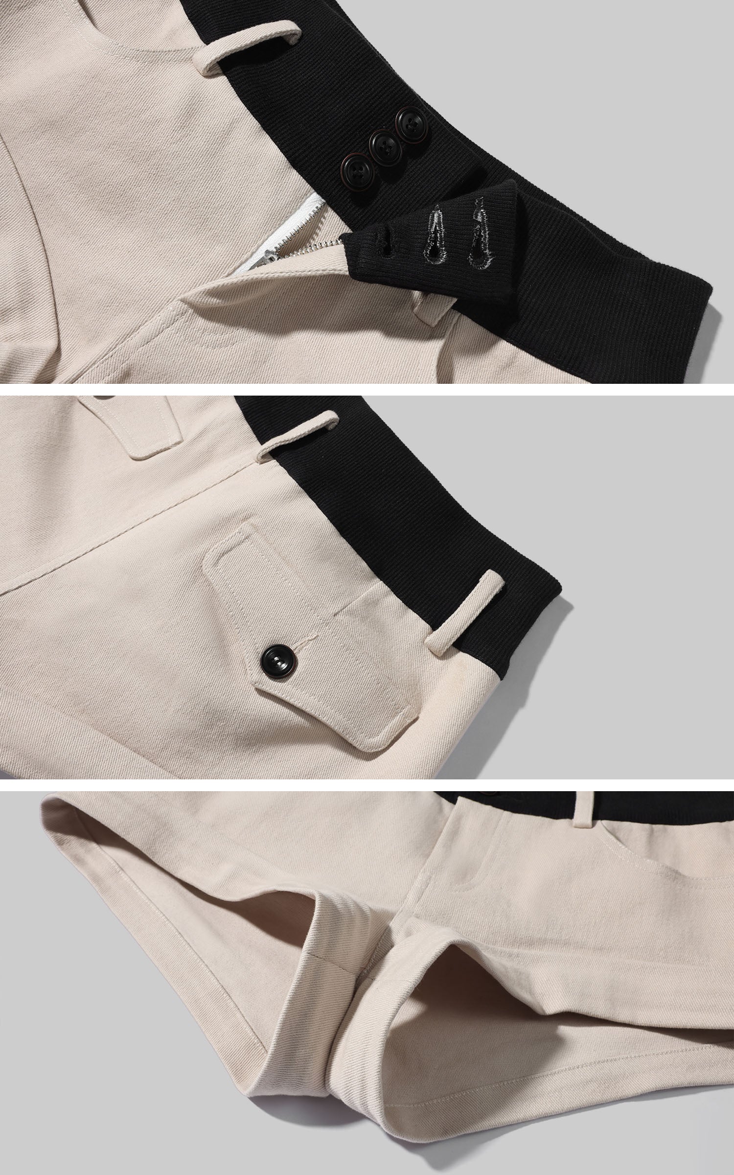 WARDEN EDGE Minimal Logo Vest &amp; Structured Waist Shorts Set