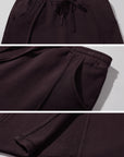Rase le sol Zip Collar Sweat Jacket and Paneled Maxi Skirt Set