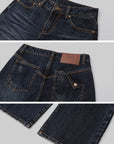 IAMXIAA Low-Rise Vintage Whisker Wash Baggy Wide-Leg Jeans