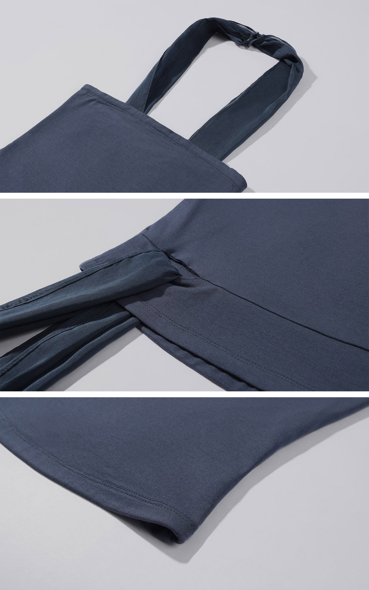 Hydrae Draped Jersey Halter Maxi Skirt Set