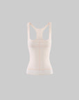 Rase le sol Gothic Letter Mesh Fitted Tank Top