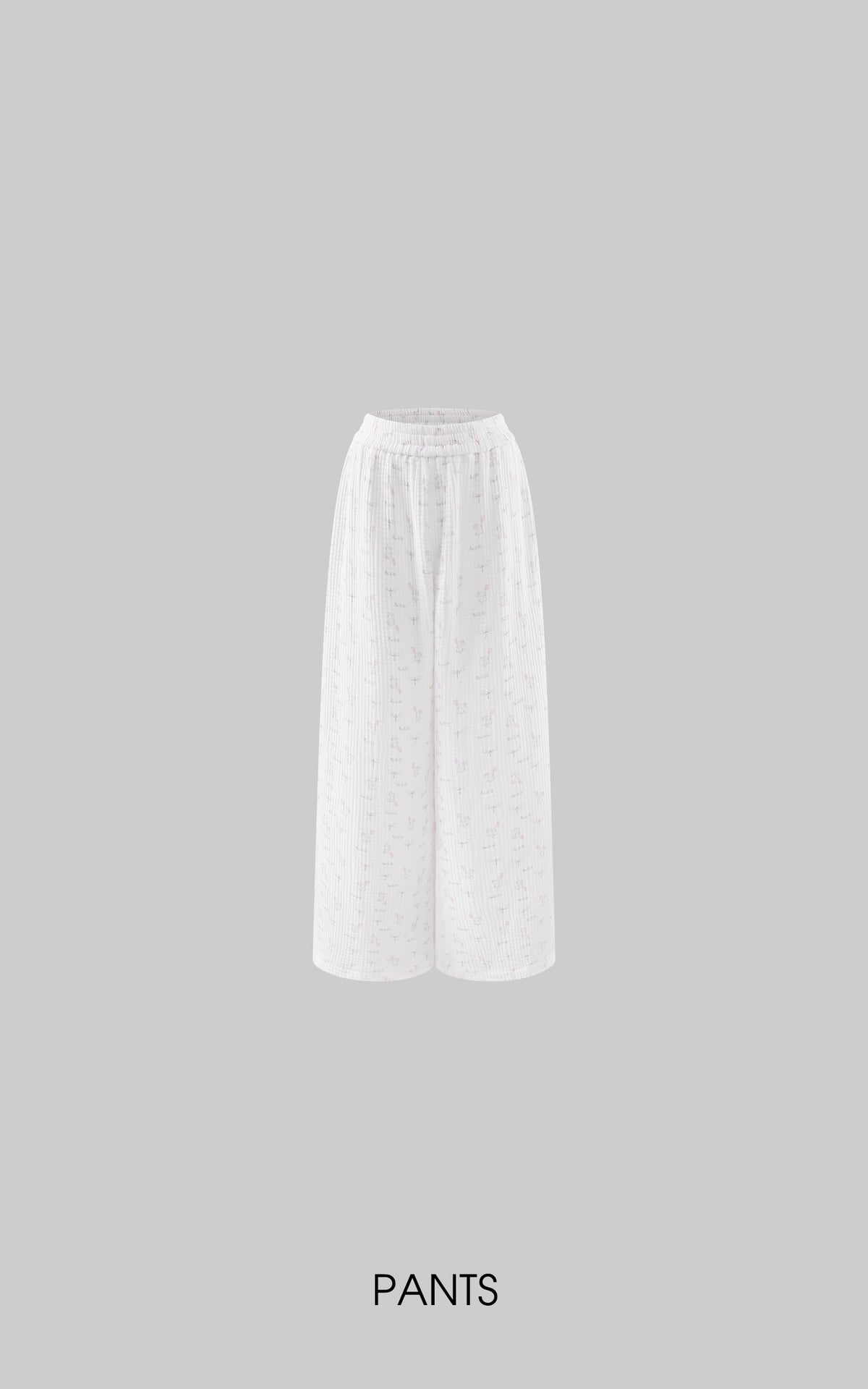 Rase le sol Crinkled Hooded Zip-Up &amp; Wide-Leg Pants Set