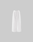 Rase le sol Crinkled Hooded Zip-Up & Wide-Leg Pants Set